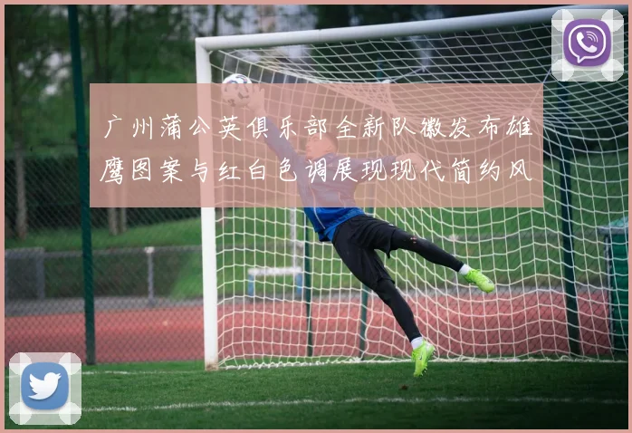 广州蒲公英俱乐部全新队徽发布雄鹰图案与红白色调展现现代简约风格